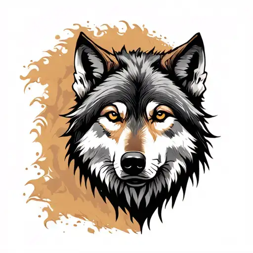 Oak With A Sand Watch And A Wolf