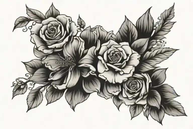 Flowers Names And A Portrait