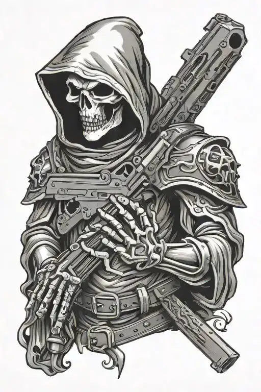 Reaper With Gun