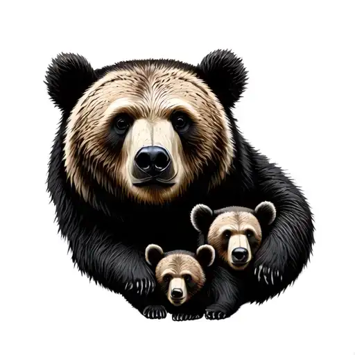 Bear And Their Children 4