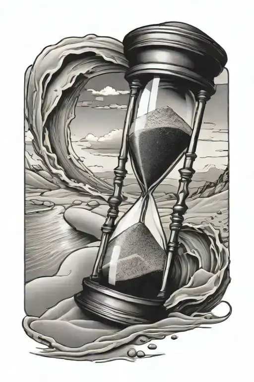 Hourglass Sand Running
