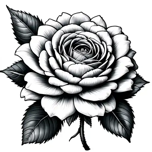 Chrysanthemum And Rose