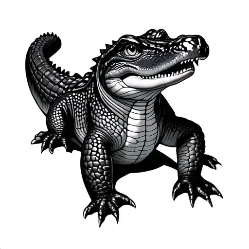 Baby Alligator Full Body