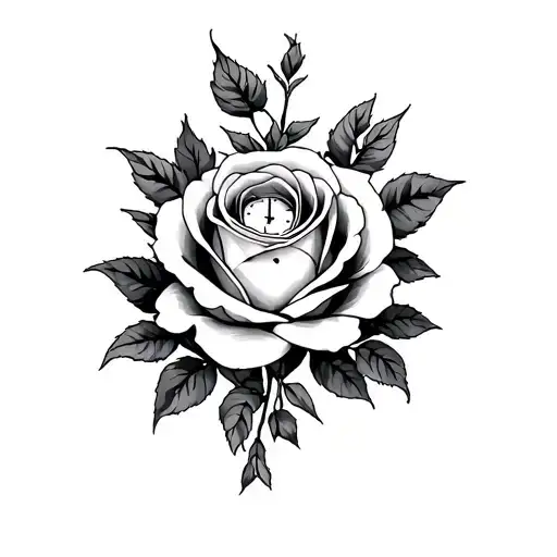 Rosas With Time Clock