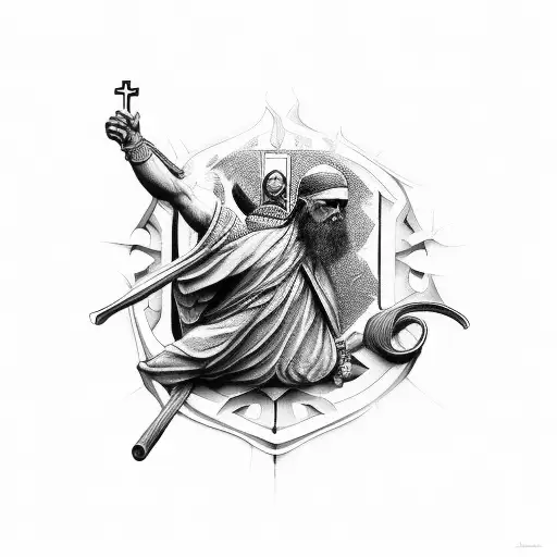 Religion Cristianism Old School Black