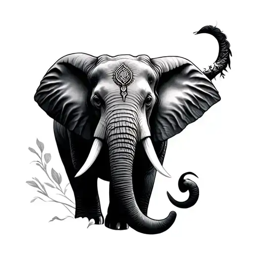 Brazale With An Elephant