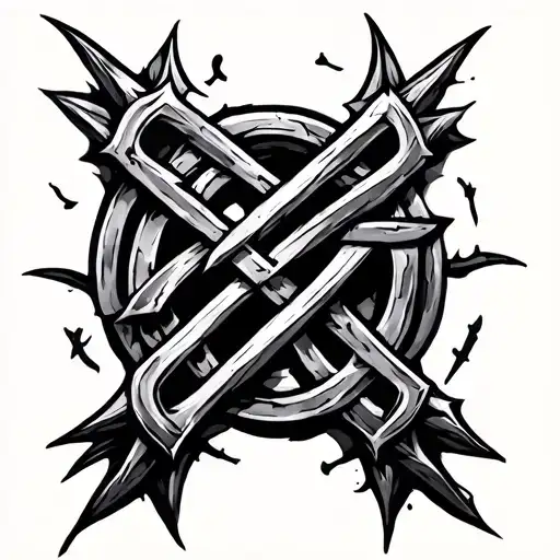 Mark Of The Dammed Symbol Intertwined With Viltrumite Symbol