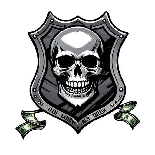 Skull And Millionaire Shield