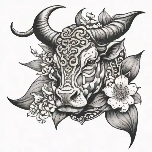 Taurus With Lily Of The Valley Flower