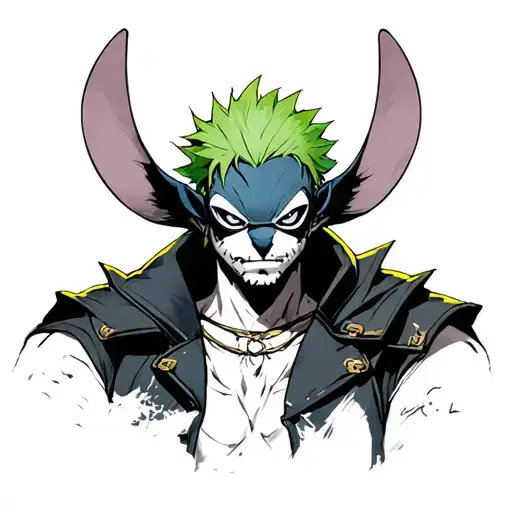 Zoro Mixed With Stich