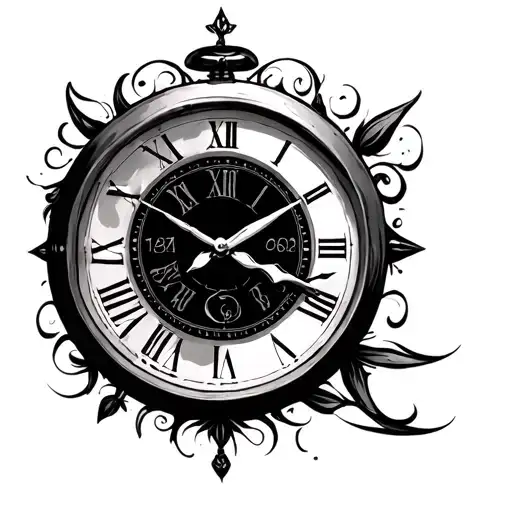 Clock With Dates And Hours