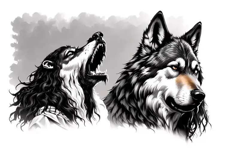 Aghori Baba With Wolf Howling With January 23 1999