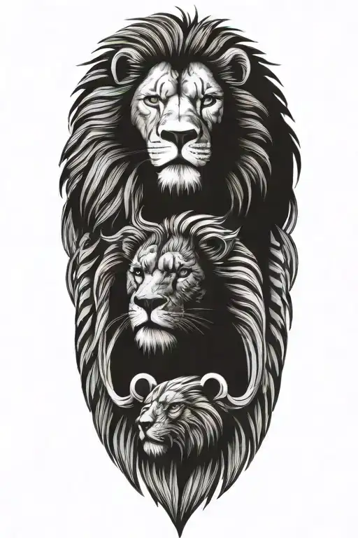 Lion And Eagle