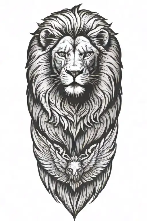 Lion And Eagle