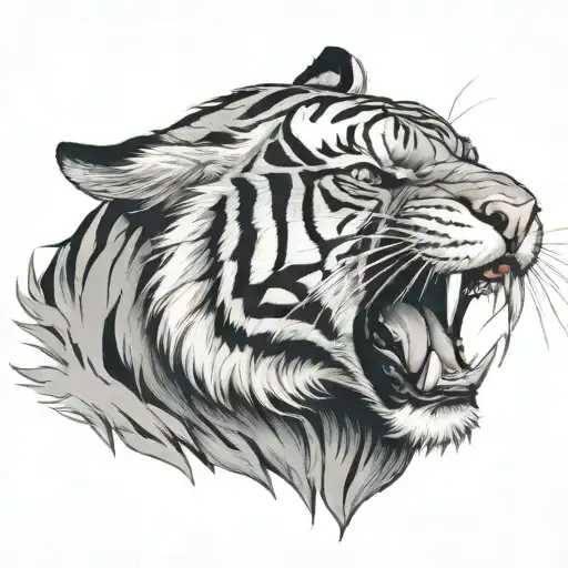 Frightfur Tiger Roaring