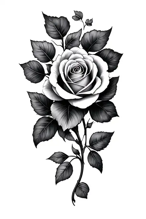 Roses 4 Leaf Clover Intertwined