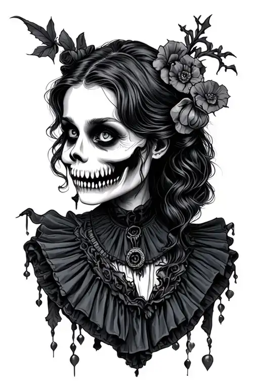 Twisted Alice In Wonderland Scary Face