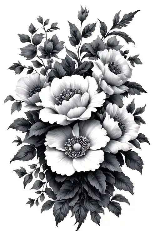 Floral Frieze Lierres