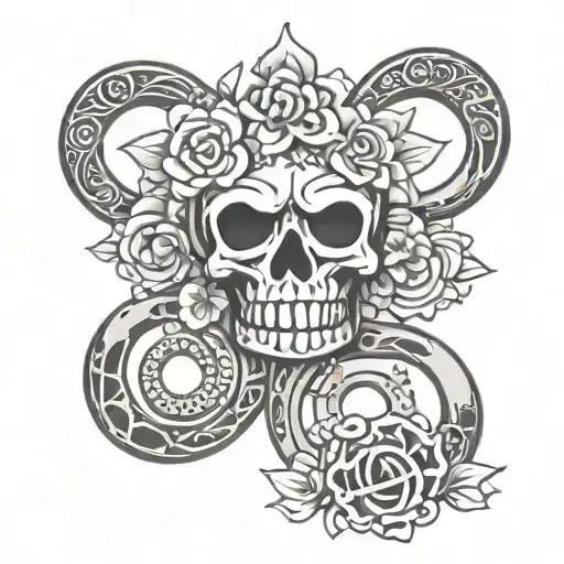 Money Brass Knuckles Flowers Chicano Wire Wrapped