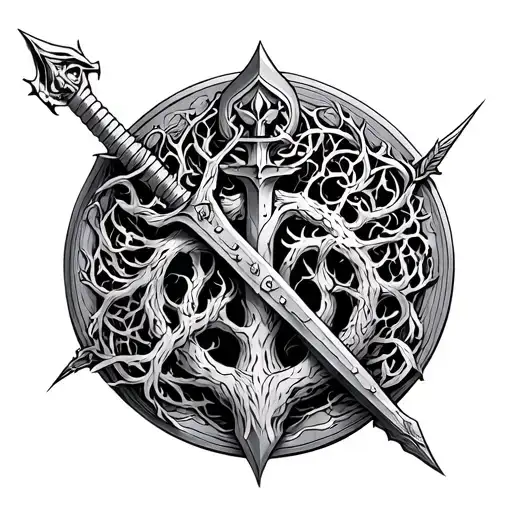 Excalibur And Yggdrasil