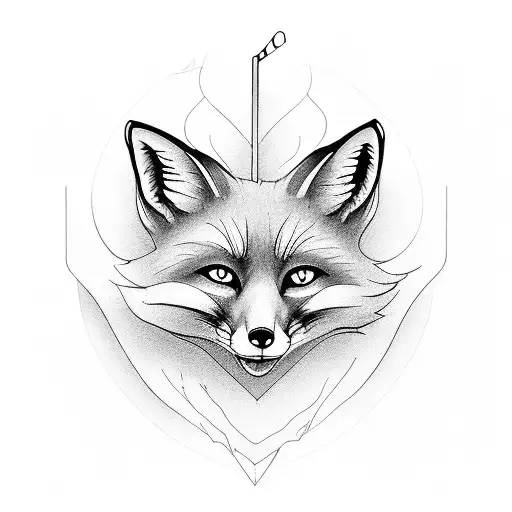 Fox Playing A Musical Instrument