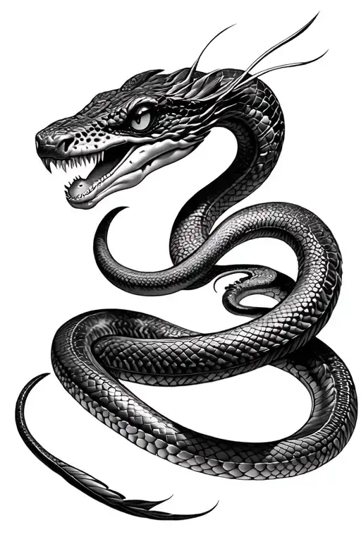 Mexican Feathered Snake 3D Realisat