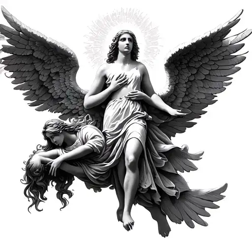 Angels Descending To Heaven Gates