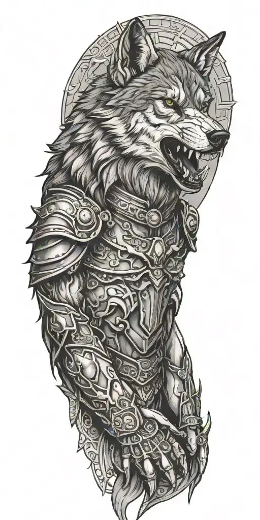 Wolf With Armor
