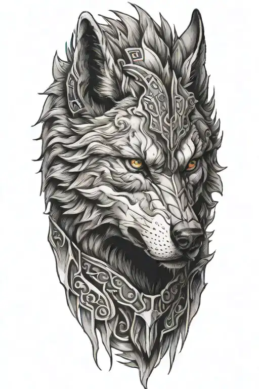 Wolf With Armor