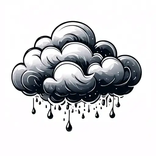 Rainy Cloud Shaped Like