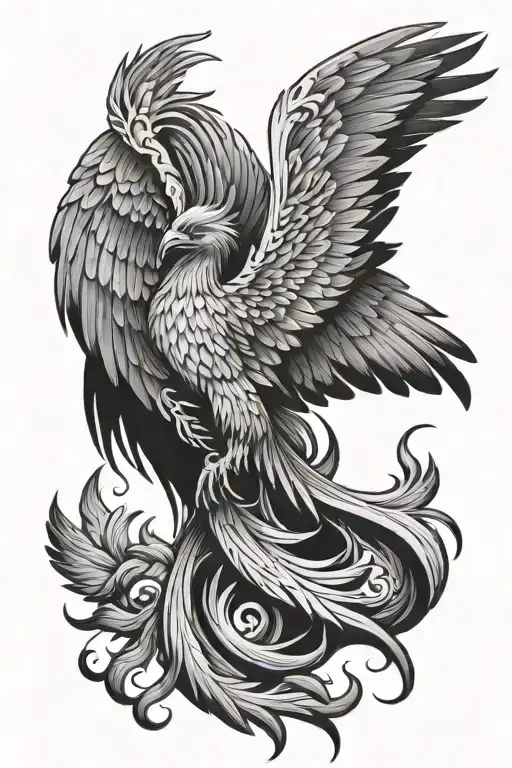 Phoenix Full Body With Wings