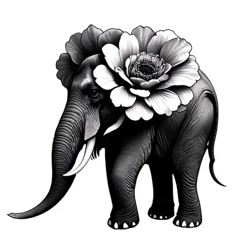 Elephant Flower Growing