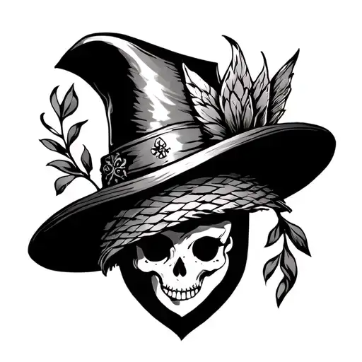 Fairy Tale Guild Emblem Mixed With One Piece Straw Hat