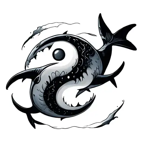 Shark En Ying Yang