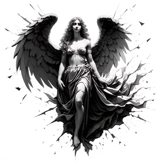 Angel With Shattered Wings