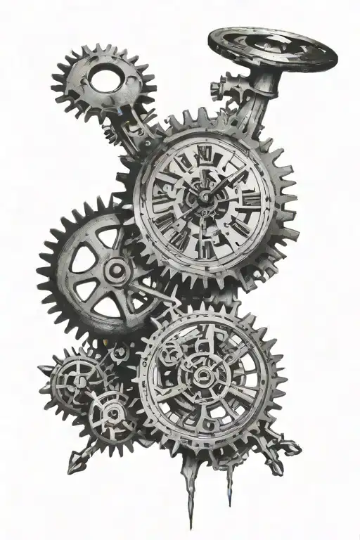 Horror Clock Gears