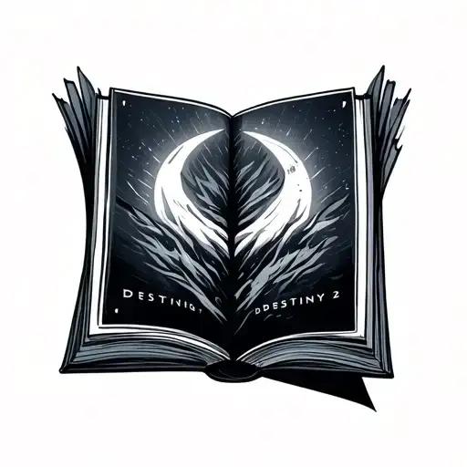 Open Book With The Destiny 2 Logo