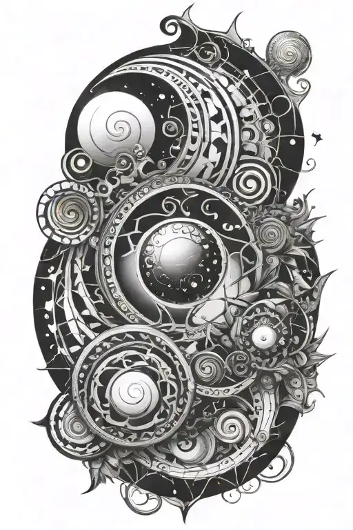 Spiral Crop Circle Universe