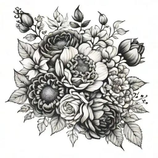 October Birth Flower Bouquet