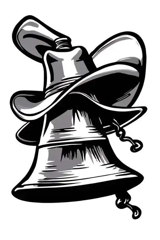 Bells Whiskey Bottle Cowboy Hat Surrounded