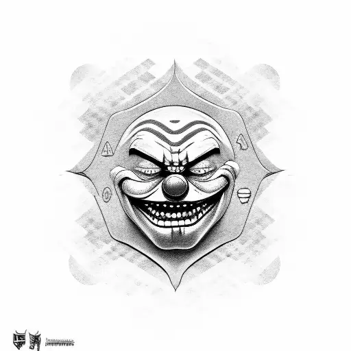 Evil Clown And Rune Stones