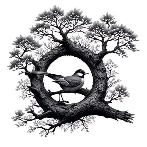 Bird In Tree