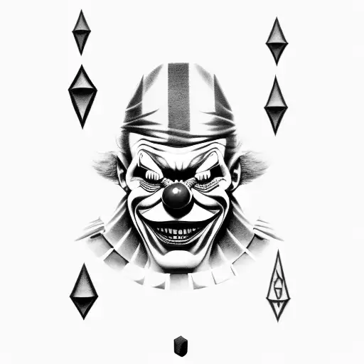 Evil Clown And Rune Stones