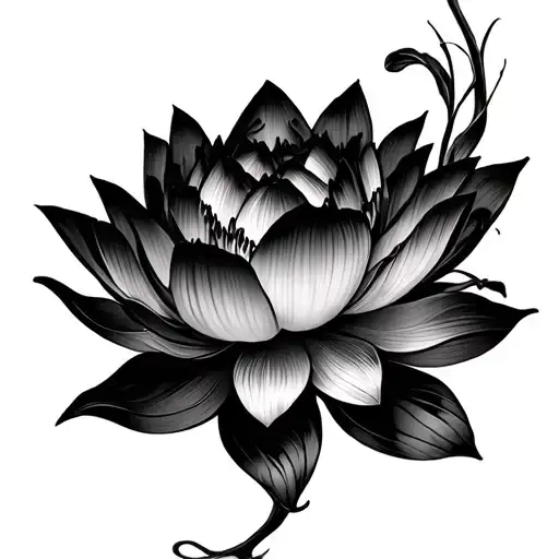 Lotus Flower Surrounded
