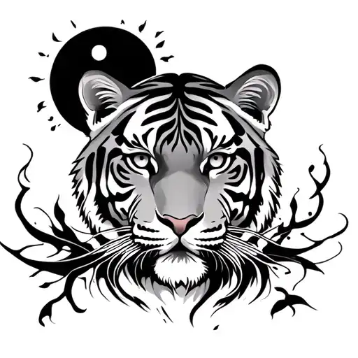Tiger Sun And Moon