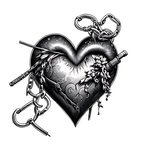 Bonsai Samurai Chain Heart