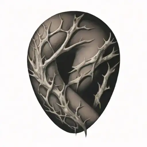 Thorns Wrapping Around The Shoulder