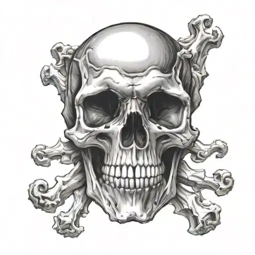 Realostic Skull Without