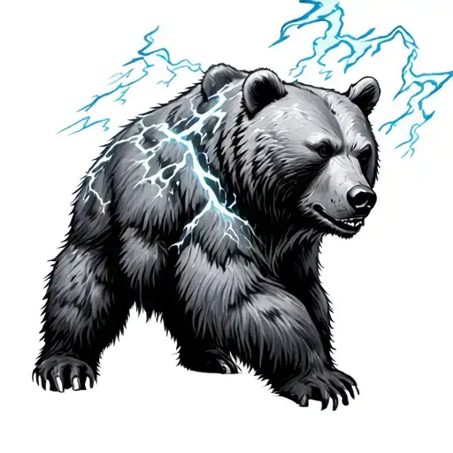 God Bear Thunder Storm
