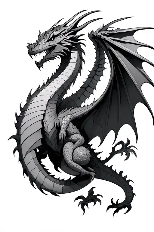 Create A Dragon With Wings